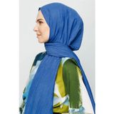 Mooncorn Indigo Bambu Şal