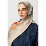 Mooncorn Soft Yeşil Pure Desen Hebei İpek Şal