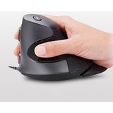 Moonix Deluxe M618GX Ergonomik Dikey 6 Buton Kablosuz Mouse Dikey Mouse - Siyah