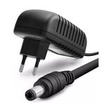 Moonkip 12 Volt 3 Amper Adaptör Damacana Adaptörü Uyumlu Su Pompası Adaptörü Uyumlu 12V 3A Adaptör LED Modem Güvenlik Kamerası Plastik Kasa Priz Tipi 5.5x2.1-2.5mm