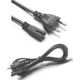 Moonkip Canon Yazıcı Güç Kablosu ( 220v Ac Power Cord ) ( 220 Volt Double Corrugated 2 Pın Cable )