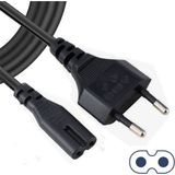 Moonkip Elektrik Kablosu 2 Oluklu Çift Girişli Notebook Laptop Adaptör Güç Kablosu Aynı Gün Kargo