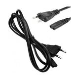 Moonkip Teyp Fişi - Notebook Adaptör Power Kablosu 2 Pin - 1.5 Metre -Power Güç Elektrik Kablosu Playstation 3 Uyumlu - Siyah
