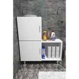 Moonlife Beyaz 2 Kapaklı L Çok Amaçlı Banyo Dolabı