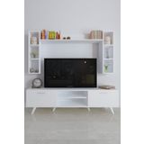 Moonlife Istanbul Dolaplı Tv Ünitesi 1 Beyaz
