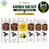 Moonlife Karınca Yumurtası Yağı 5 Adet 20 Ml + Moonlife 20 Ml Limon Yağı