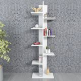 Moonlife MNLFDK023 Beyaz Karo Dekoratif Kitaplık