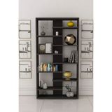 Moonlife Office Siyah Dekoratif Kitaplık