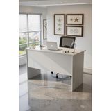 Moonlife Retro Ofis Çalışma Masası Beyaz