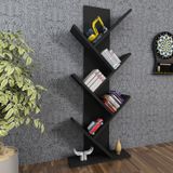 Moonlife Tree Siyah Dekoratif Kitaplık