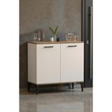 Moonlife Viola 2 Kapaklı Antre,Hol,Ayakkabılık Beyaz Çam