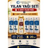 Moonlıfe Yılan Yağı 20 Ml 5 Adet + Sarımsak Yağı Hediye