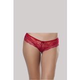 MOONLİGHT 9130 BAYAN KIRMIZI FANTAZİ KÜLOT KIRMIZI L