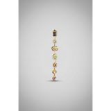 MOONLİGHT ACCESSOİRE Moonlight Renkli Element Uzun Küpe - Zarif ve Feminen Tasarım