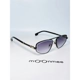 Moonmee Jetpa Unisex Geometrik Siyah Açık Cam Güneş Gözlüğü - Renkli
