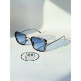 Moonmee Parison Güneş Gözlüğü - Unisex Güneş Gözlüğü Grey Mavi UV400 Korumalı - Renkli
