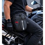 Moonrider Motosiklet Bacak&bel Çantası Premium Suya Dayanıklı Unisex Geniş Ayarlanabilir Kemerli Motorcu Çanta