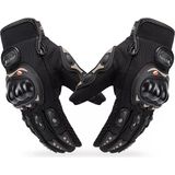 MOONRIDER Motosiklet Eldiveni Dokunmatik uyumlu Uzun Siyah Motor Eldiveni Kemik ve Avuç içi Korumalı Unisex Motorcu Eldiveni Nx-1 - 2XL