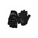 Moonrider Motosiklet Eldiveni Korumalı Unisex Yarım Parmak eldiven EN 13594 Sertifikalı Yazlık Nefes alır Dokunmatik Uyumlu Kaydırmaz Koruyucu Motor Eldiveni MR-G10