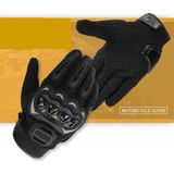 MOONRIDER Motosiklet Eldiveni Motorcu Eldiveni Korumalı Dokunmatik Özellik Unisex Motorsiklet Eldiveni NX-3 - Siyah