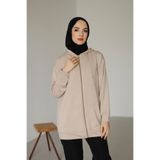 MOONSC Kadın Kapüşonlu Ve Cepli Tesettür Sweatshirt - Hırka