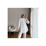 MOONSC Kadın Violet Tesettür Gömlek