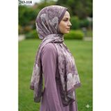 Moonscarf Bambu Kraş Pamuk Şal (Eski Lavanta) 203-118