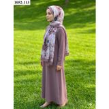 Moonscarf Bambu Kraş Pamuk Şal (Gül Kurusu) 1052-113