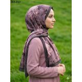 Moonscarf Bambu Kraş Pamuk Şal (Kahve) 203-113