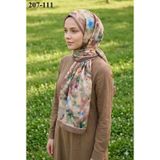 Moonscarf Bambu Kraş Pamuk Şal (Karamel) 207-111