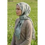 Moonscarf Bambu Kraş Pamuk Şal (Küf Yeşili) 1052-121