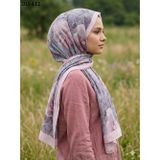 Moonscarf Bambu Kraş Pamuk Şal (Pudra) 203-112