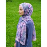 Moonscarf Bambu Kraş Pamuk Şal (Pudra) 207-124