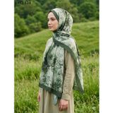 Moonscarf Bambu Kraş Pamuk Şal (Yeşil) 1052-124