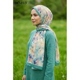Moonscarf Bambu Kraş Pamuk Şal (Yeşil) 207-113