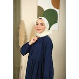 MOONSCARF Mio caz ekru rengi eşarp 100*100cm