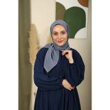 MOONSCARF Mio caz füme rengi eşarp 100*100cm