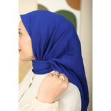 MOONSCARF Mio caz kot mavi rengi eşarp 100*100cm
