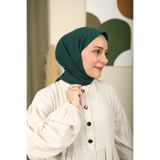 MOONSCARF Mio caz Zümrüt yeşili rengi eşarp 100*100cm