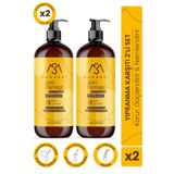 moonset Yıpranmış Saçlara Özel Geliştirilmiş Güçlü Formül Saç Bakım Kremi Keratin & Ceramide 400 ml x 2 Adet