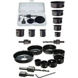 MOONSHOP 11 Parça Profesyonel Panç Seti Kartonpiyer Sunta Alçıpan Delici Testere Takımı Kartonpiyer Açma.