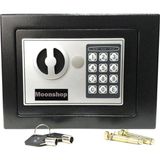 Moonshop 17EF Elektronik Şifreli Çelik Para Kasası 3mm Duvara Monte Edilebilir 170x230x170 mm