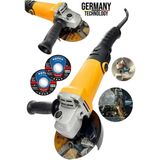 Moonshop 2800W Devir Ayarlı Avuç İçi Spiral Taşlama Makinası 115-125 mm Gri Renkli Dayanıklı Tasarım