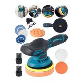 Moonshop 36 V Li-Ion Cift Akulu 6 Kademe Devir Ayarli Pasta Cila Polisaj Zimpara Makinesi Full