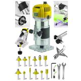 MOONSHOP 3800 Watt Profesyonel Formika Traşlama Freze Makinası Ve Uçları 6 Mm Pens 2 Yıl Garantili