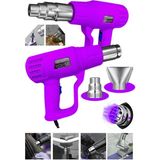 Moonshop 4500 Watt Pro Sıcak Hava Tabancası Bakır Sargılı Darbeye Dayanıklı 2 Kademeli Model
