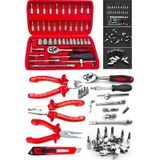 Moonshop 50 Parça Lokma Takımı Cırcırlı 1/4" Wrench Set Yüksek Ka