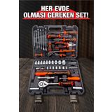 Moonshop 58 Parça Lokma Anahtar Takımı 1- 4 Ve 1- 2 El Aletleri Seti