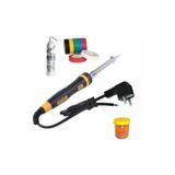 MOONSHOP 60 Watt Leyim Seti Topraklı Kaliteli Lehim Tabanca Tüp Set Kalem Havya Makinesi 4 Parça Tamir Set