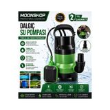 MOONSHOP 750W Dalgıç Su Pompası Otomatik Şamandıralı Temiz Su Tahliye Pompası Havuz, Bodrum, Depo ve Bahçe İçin DX4749